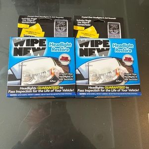 Wipe New Headlight Restore Kits - 2